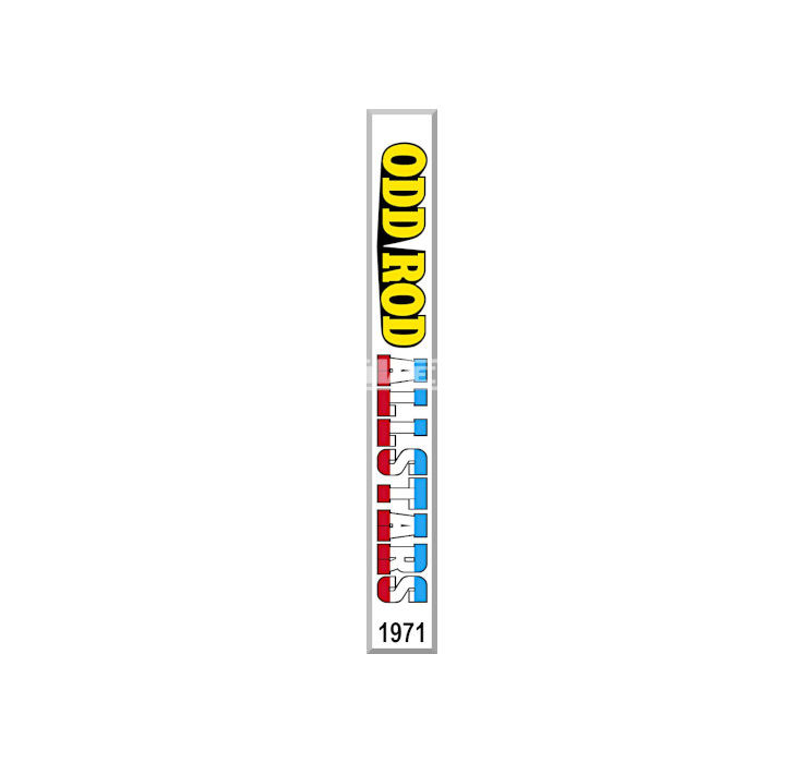 Thumbnail: Custom Made 1-Inch 1971 Odd Rods All Stars Trading Card Album Binder
