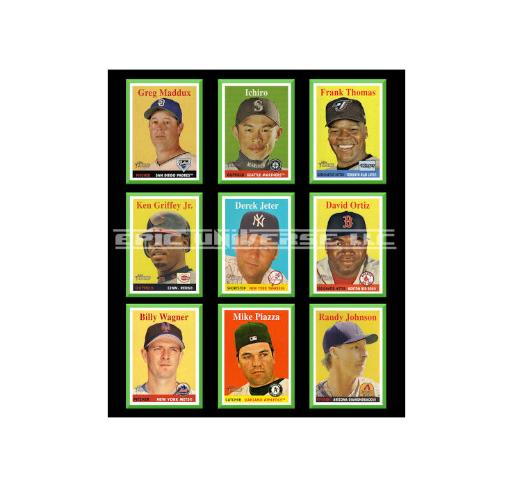 Thumbnail: Custom Made 1-Inch 2007 Topps Heritage Baseball Trading Card Album Binder