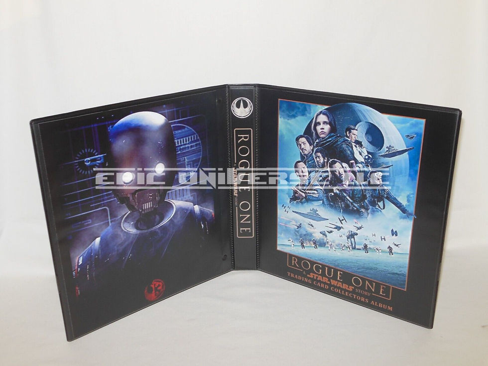 Custom Made 1-Inch 2018 Star Wars Rogue One Trading Card Album Binder