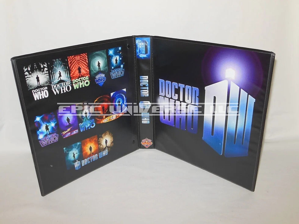 Custom Made 1-Inch Doctor Who Trading Card Album Binder