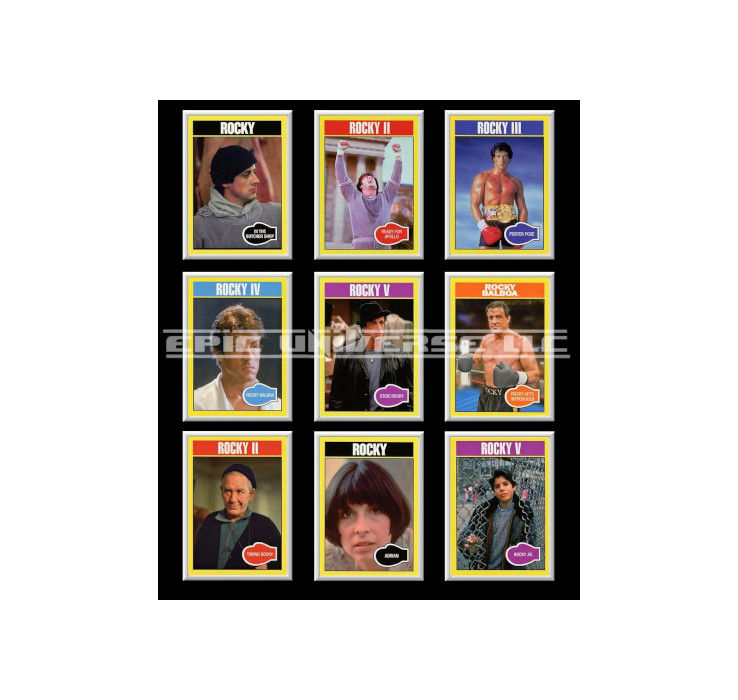 Thumbnail: Custom Made 1-Inch 2016 Rocky 40th Anniversary Trading Card Album Binder