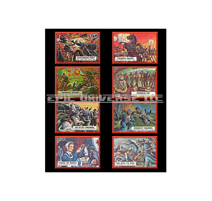 Thumbnail: Custom Made 1-Inch 1962 The Civil War News Trading Card Album Binder
