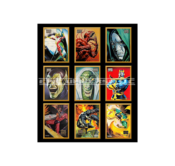 Thumbnail: Custom Made 1-Inch 1996 Marvel Masterpieces Series 5 Trading Card Album Binder