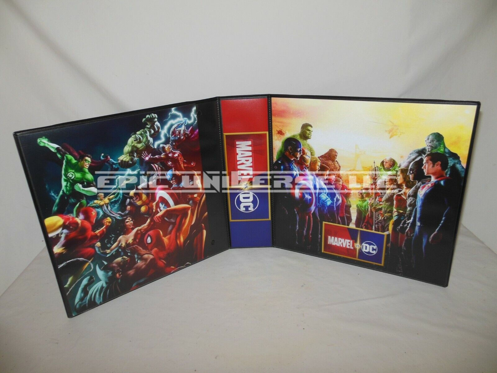Custom Made 3-Inch 1995 Marvel vs. DC Trading Card Album Binder
