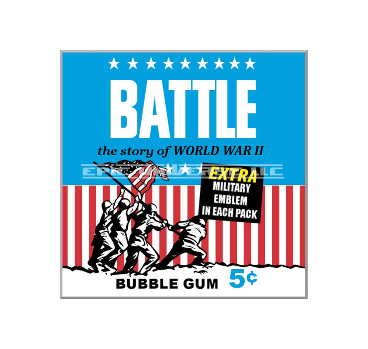 Thumbnail: Custom Made 2-Inch 1965 Topps Battle Trading Card Album Binder