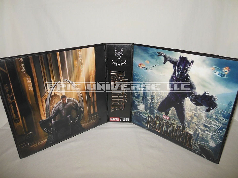 Custom Made 2-Inch 2018 Black Panther Trading Card Binder