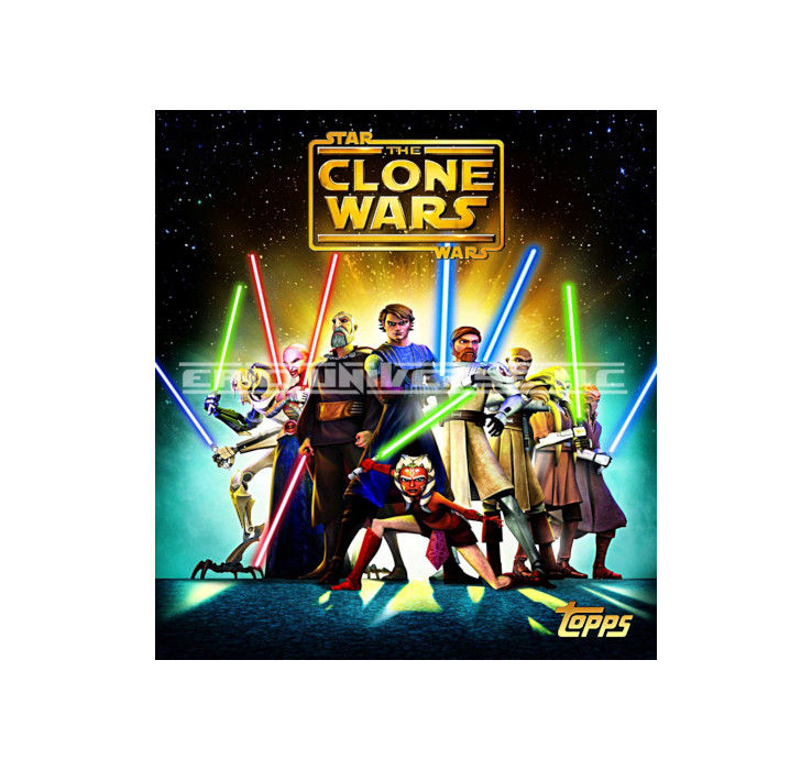 Thumbnail: Custom Made 1-Inch 2008 Star Wars Clone Wars The Movie Trading Card Album Binder