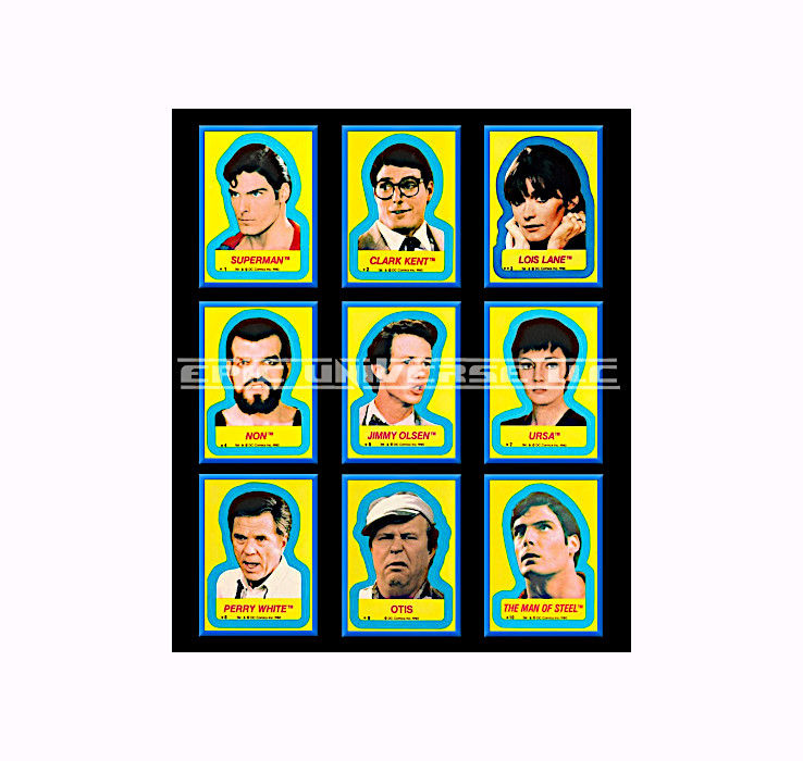 Thumbnail: Custom Made 1-Inch 1980 Superman II Trading Card Album Binder