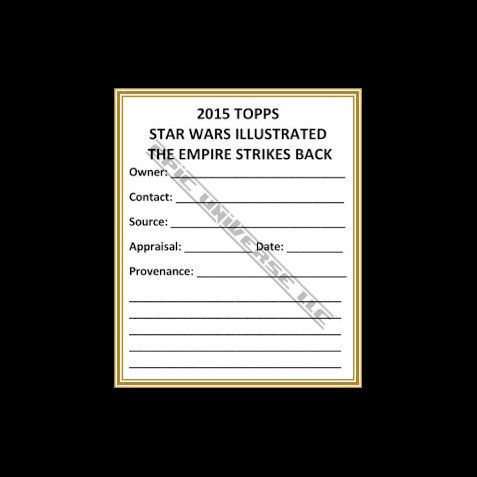 Thumbnail: Custom Made 2-Inch 2015 Star Wars Illustrated The Empire Strikes Back Binder