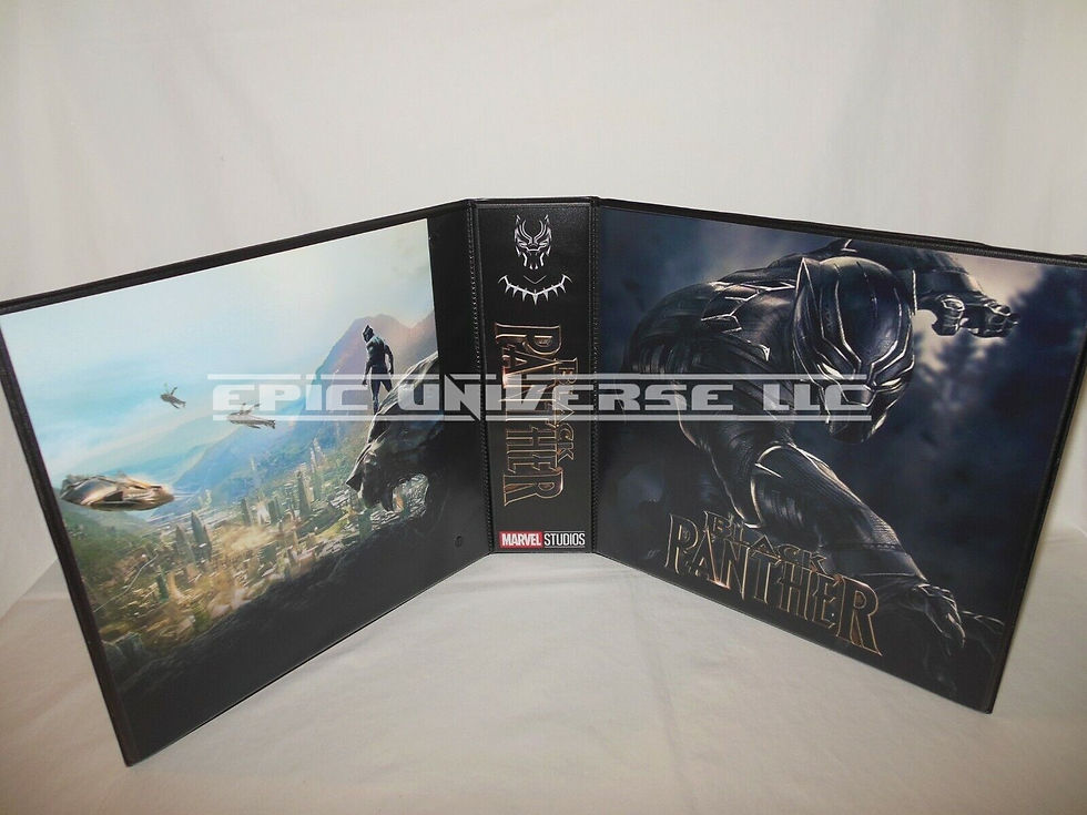 Custom Made 2-Inch 2018 Black Panther Trading Card Binder