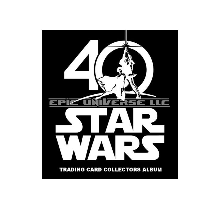 Thumbnail: Custom Made 1-Inch 2017 Star Wars 40th Anniversary Trading Card Album Binder