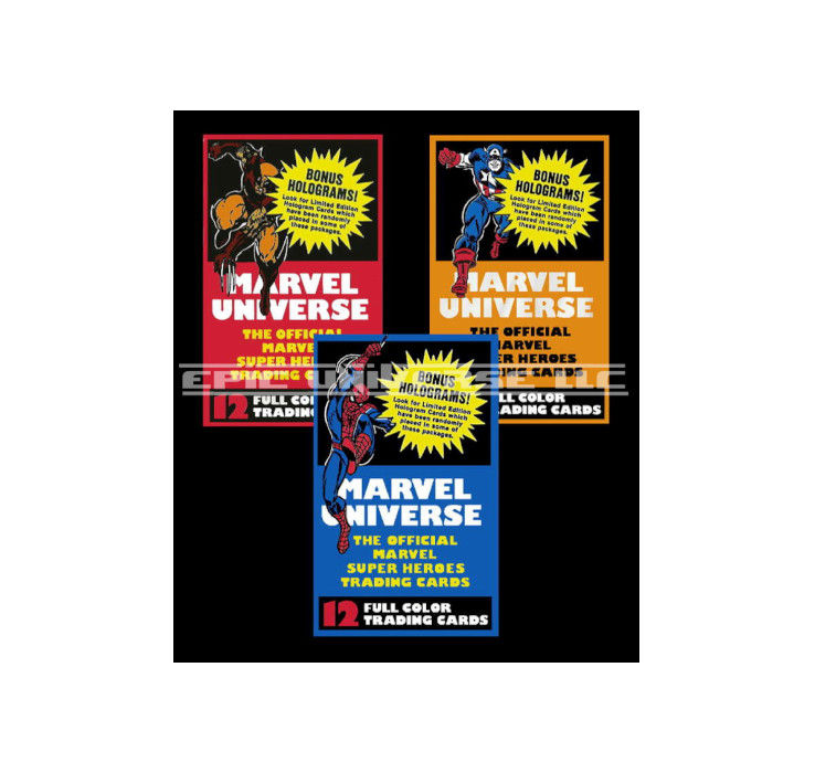 Thumbnail: Custom Made 1-Inch 1990 Marvel Universe Series 1 Trading Card Album Binder