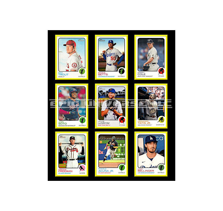 Thumbnail: Custom Made 1-Inch 2022 Topps Heritage Baseball Trading Card Album Binder