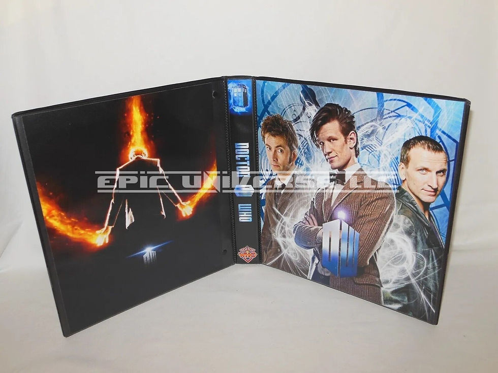 Custom Made 1-Inch Doctor Who Trading Card Album Binder
