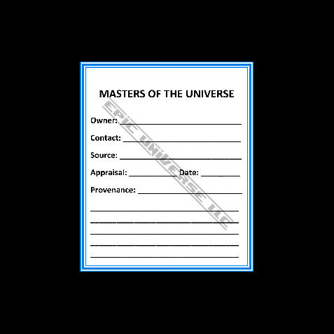 Thumbnail: Custom Made 1-Inch Masters of the Universe Skeletor Movie Collector's Binder