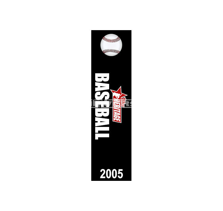 Thumbnail: Custom Made 2-Inch 2005 Topps Heritage Baseball Trading Card Album Binder