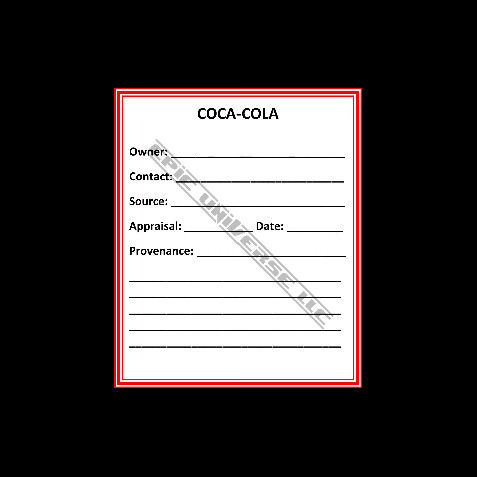 Thumbnail: Custom Made 3-Inch Coca-Cola Collector's Album Binder