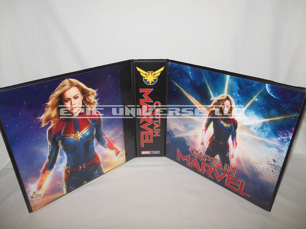 Custom Made 2-Inch 2020 Captain Marvel Trading Card Binder