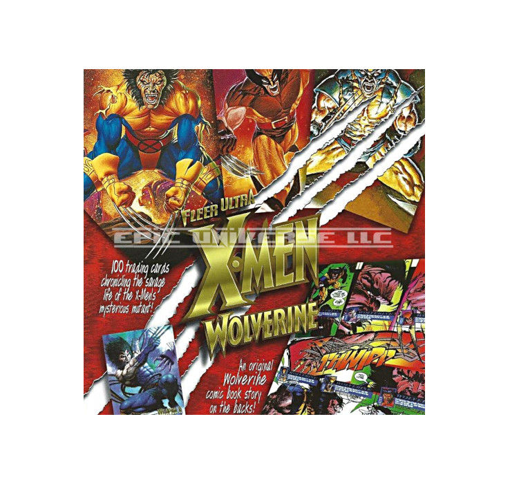 Thumbnail: Custom Made 2-Inch 1996 Marvel Ultra X-Men Wolverine Trading Card Album Binder