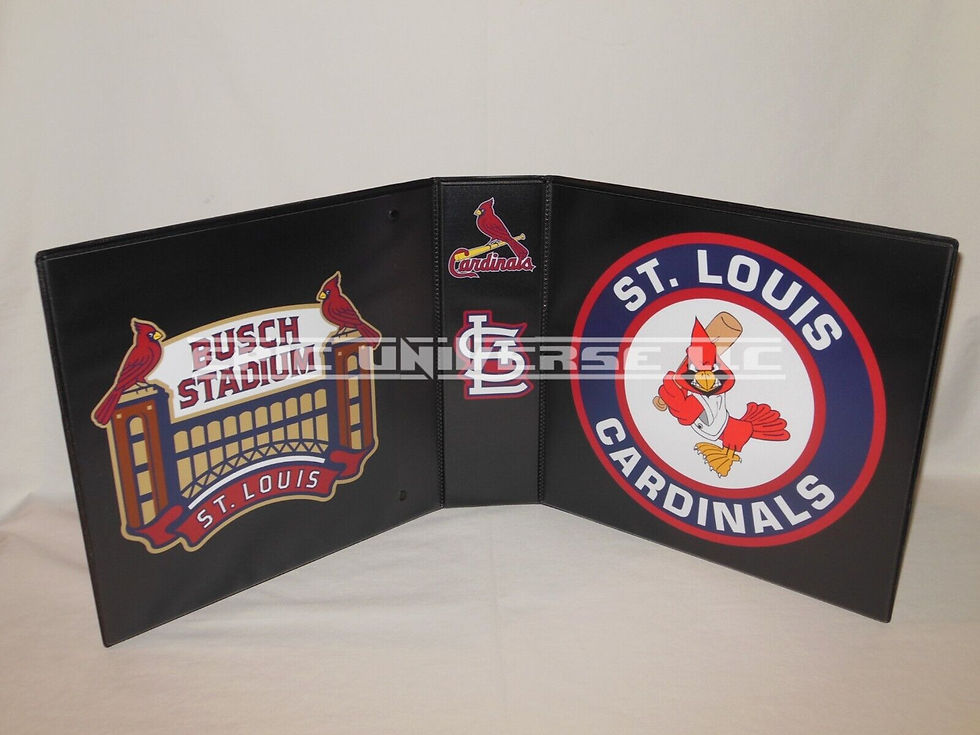 3-Inch St. Louis Cardinals Baseball Collector's Album Binder.