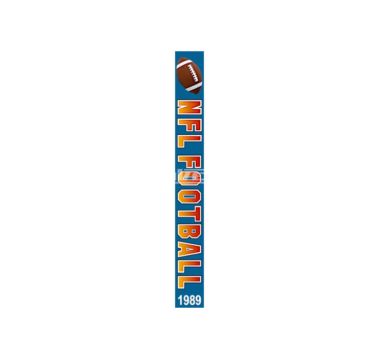 Thumbnail: 1-Inch 1989 Score Football Trading Card Spine Album Binder Cover.