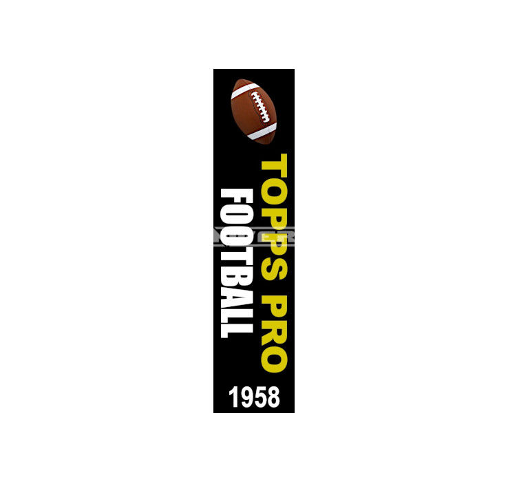 Thumbnail: 2-Inch 1958 Topps Pro Football Trading Card Spine Album Binder Cover.