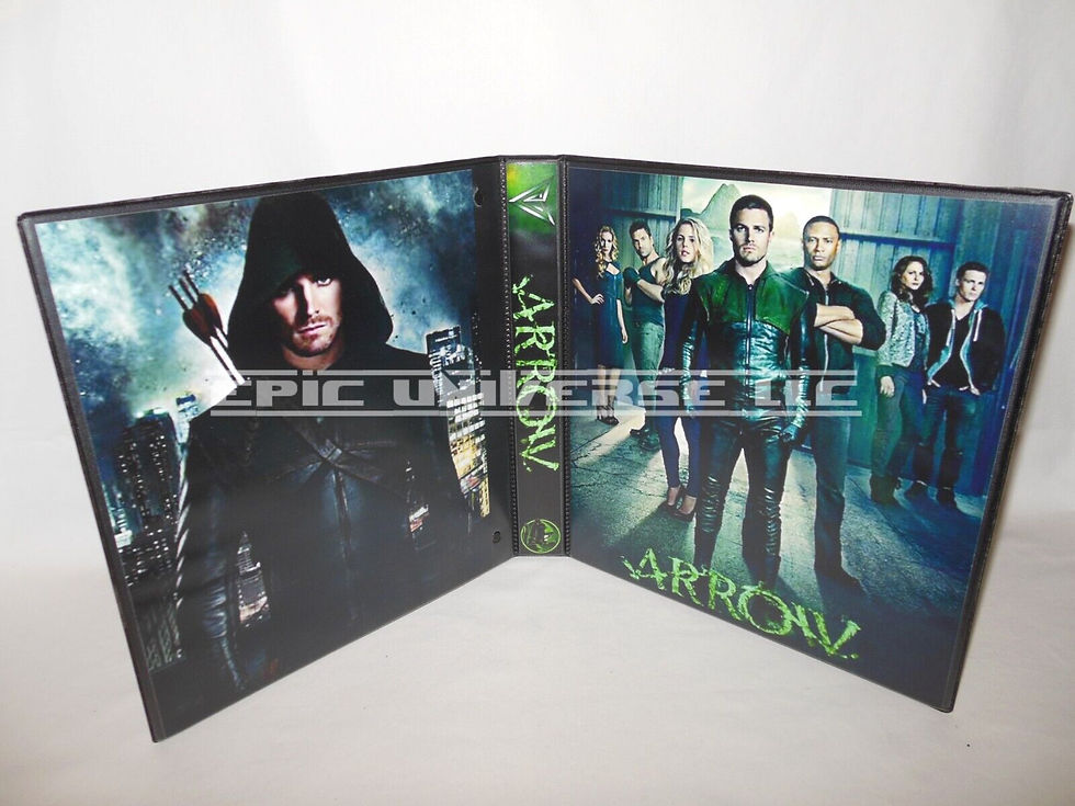 Custom Made 1-Inch 2015 Arrow Trading Card Album Binder
