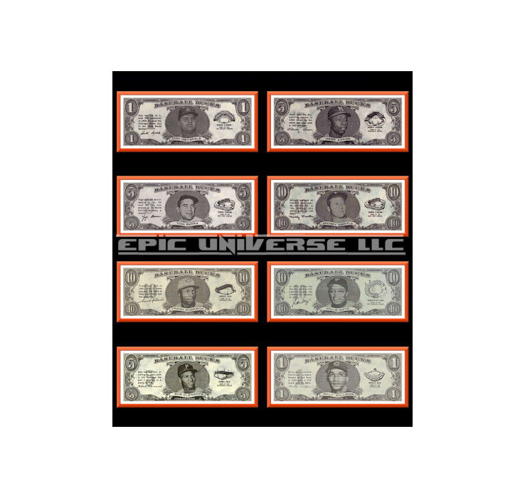 Thumbnail: Custom Made 1-Inch 1962 Topps Baseball Bucks Trading Card Album Binder