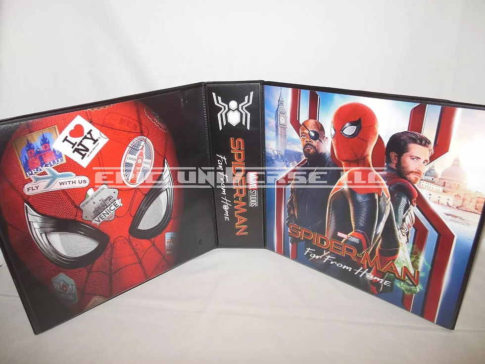 Custom Made 3-Inch 2019 Spider-Man Far From Home Trading Card Album Binder