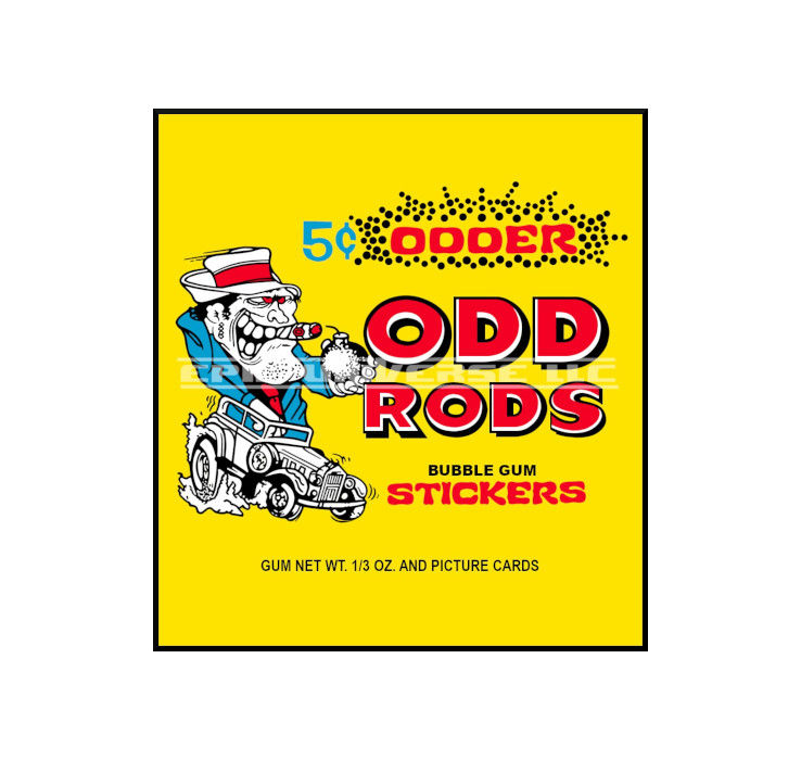 Thumbnail: Custom Made 1-Inch 1970 Odder Odd Rods Trading Card Album Binder