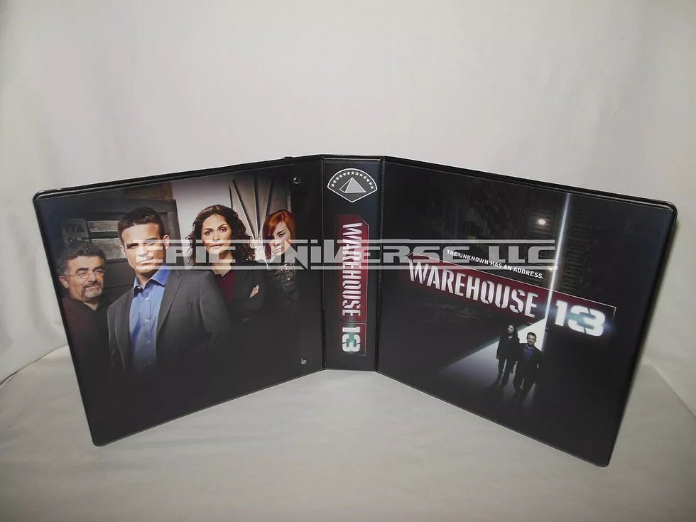 Custom Made 2-Inch 2010 Warehouse 13 Trading Card Album Binder