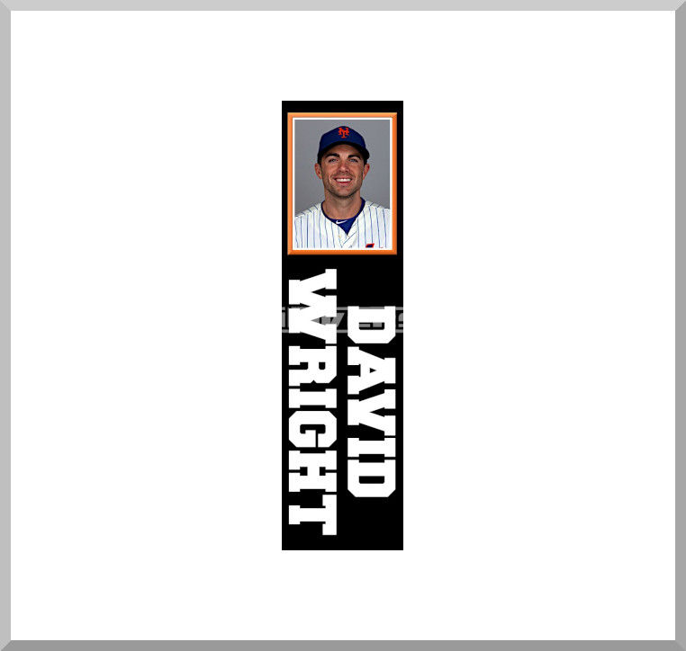 Thumbnail: Custom Made 3-Inch David Wright Baseball Collector's Album Binder