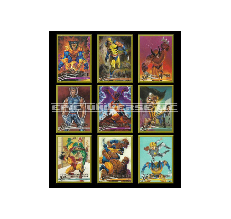 Thumbnail: Custom Made 1-Inch 1996 Marvel Ultra X-Men Wolverine Trading Card Album Binder