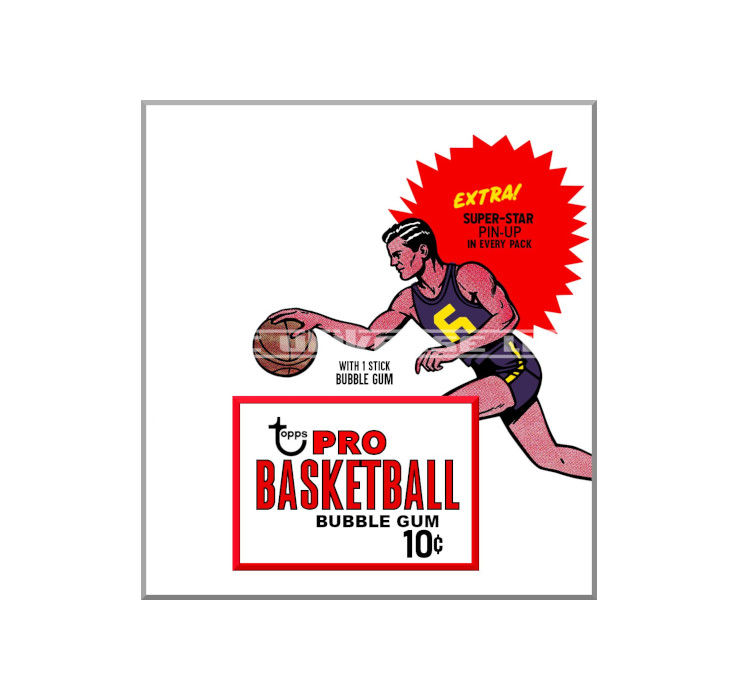Thumbnail: 1-Inch 1967-1970 Topps Pro Basketball Trading Card Front Album Binder Cover.