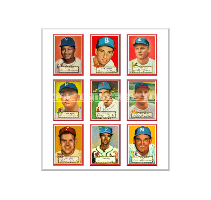 Thumbnail: Custom Made 2-Inch 1952 Topps Baseball Trading Card Album Binder