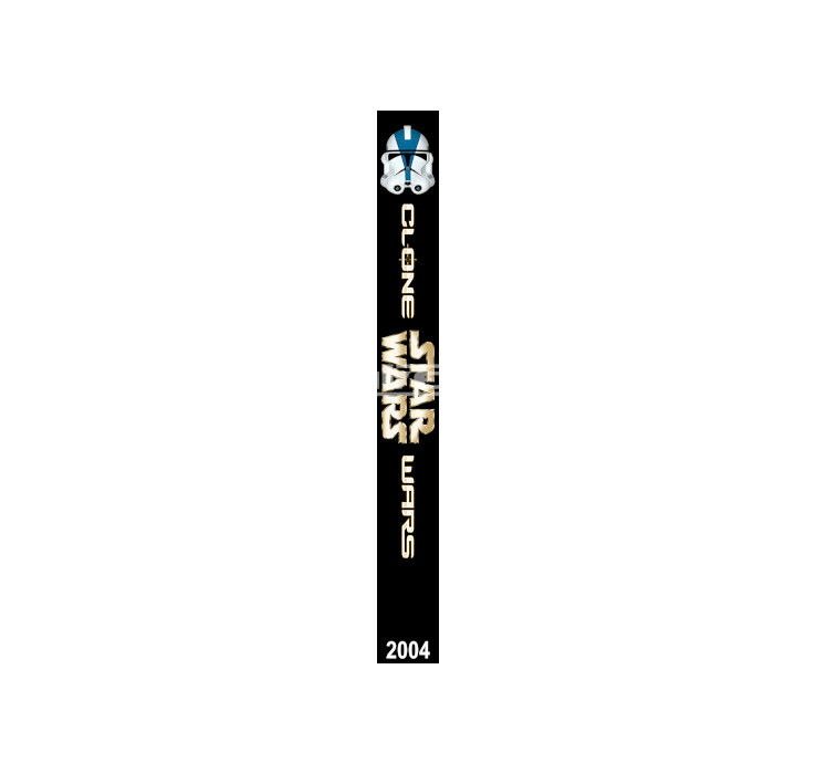 Thumbnail: Custom Made 1-Inch 2004 Star Wars Clone Wars The Animated Series Album Binder