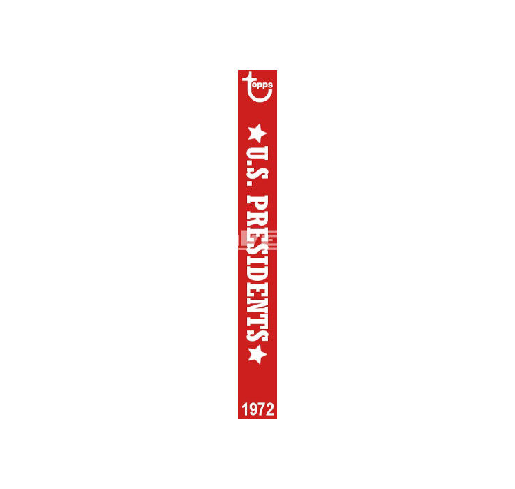 Thumbnail: Custom Made 1-Inch 1972 Topps U.S. Presidents Trading Card Album Binder