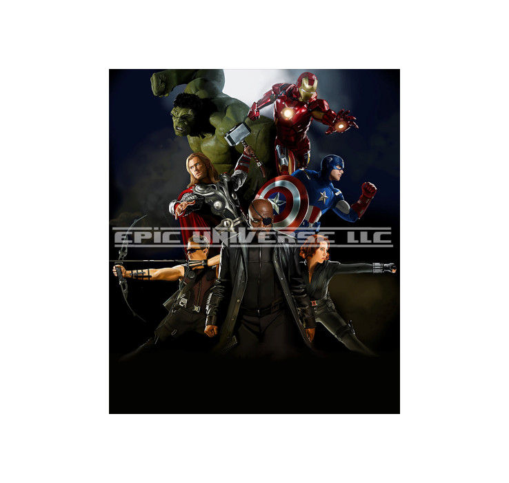 Thumbnail: Custom Made 1-Inch 2012 The Avengers Trading Card Album Binder