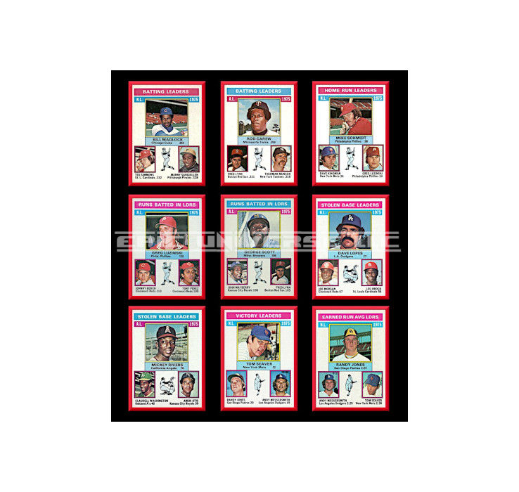 Thumbnail: Custom Made 1-Inch 1976 Topps Baseball Trading Card Album Binder