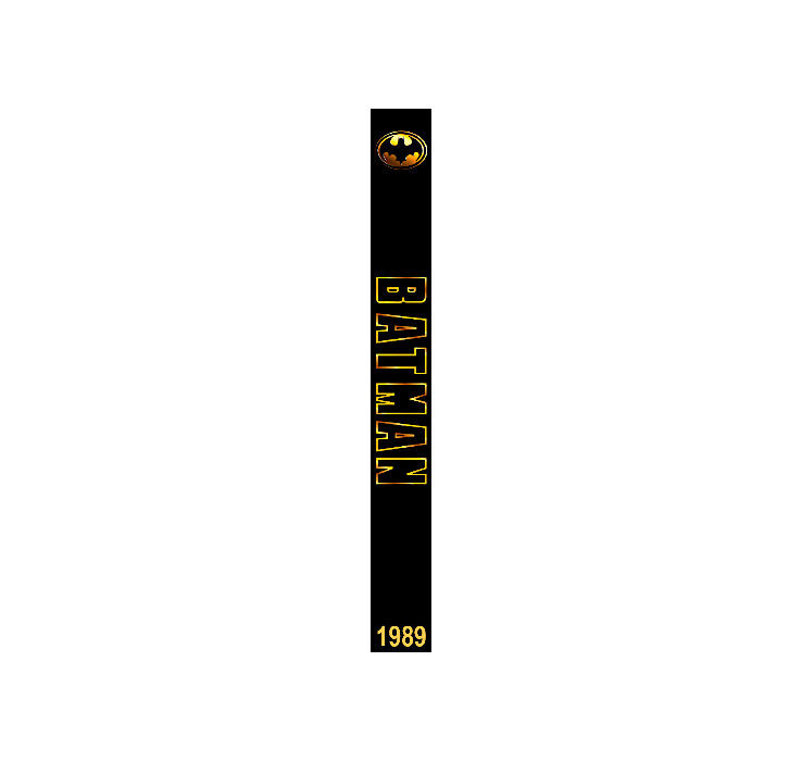 Thumbnail: Custom Made 1-Inch 1989 Batman Movie Trading Card Album Binder