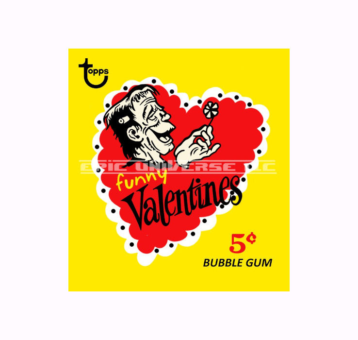 Thumbnail: Custom Made 1-Inch 1959 Funny Valentines Trading Card Album Binder
