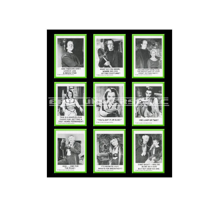 Thumbnail: Custom Made 1-Inch 1964 The Munsters Trading Card Album Binder