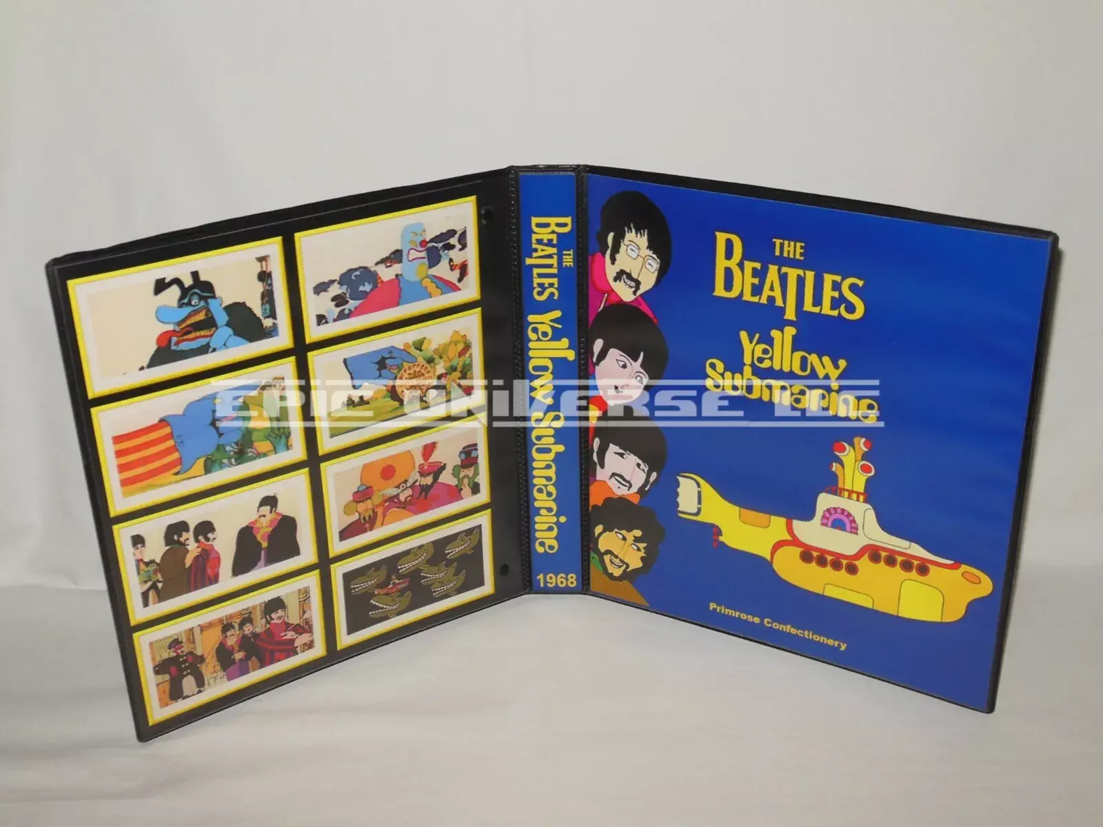 Custom Made 1-Inch 1968 The Beatles Yellow Submarine Trading Card Album Binder