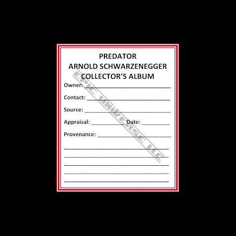 Thumbnail: Custom Made 1-Inch 2018 Predator Trading Card Album Binder