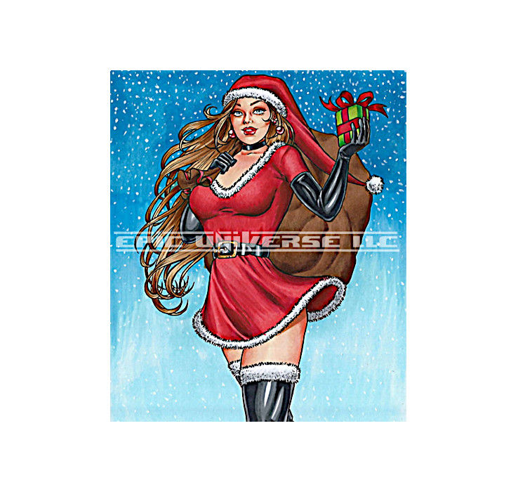 Thumbnail: Custom Made 1-Inch 2014 Kringle Kards Trading Card Album Binder