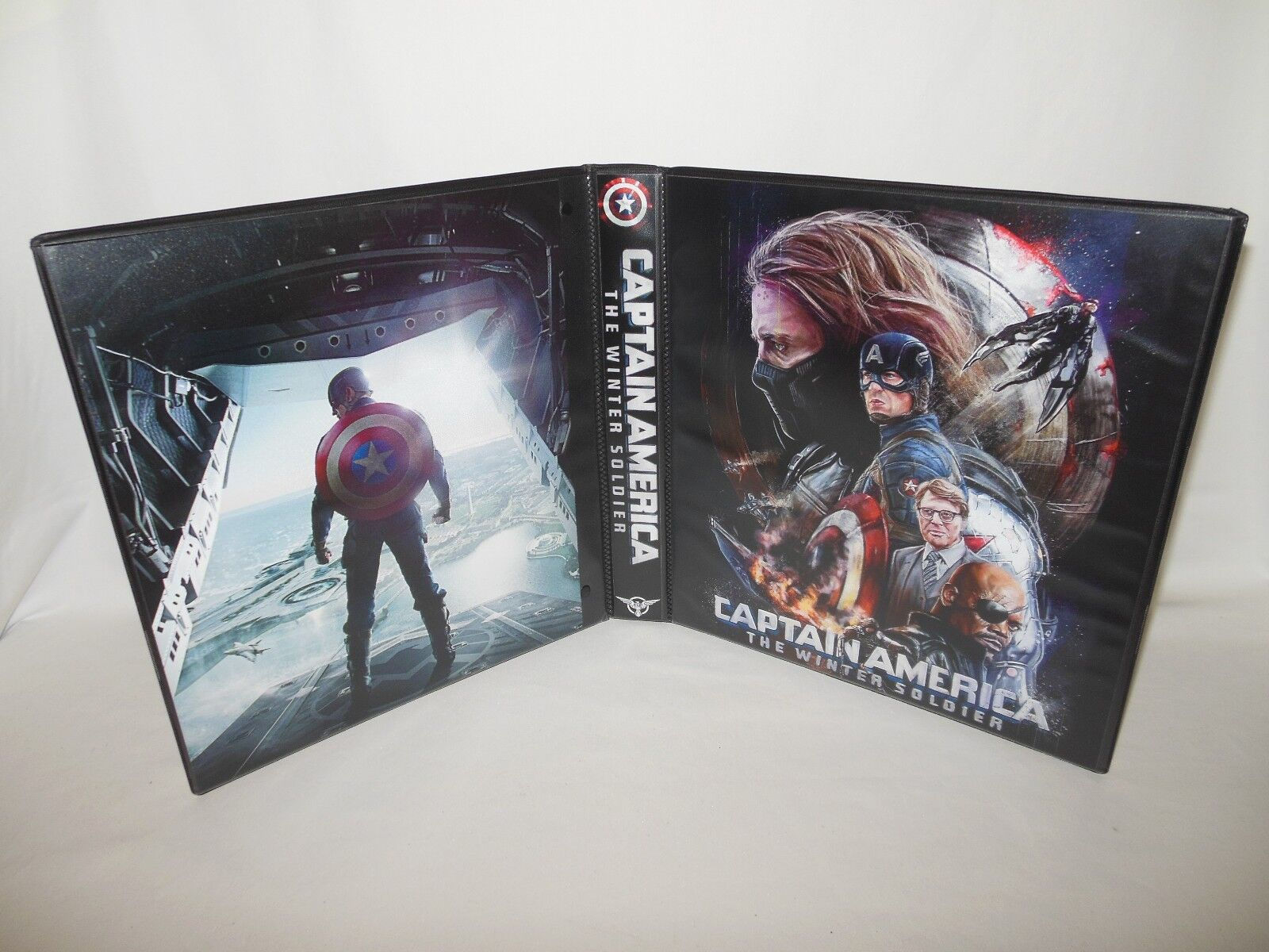 Custom Made 1-Inch 2014 Captain America The Winter Soldier Trading Card Binder