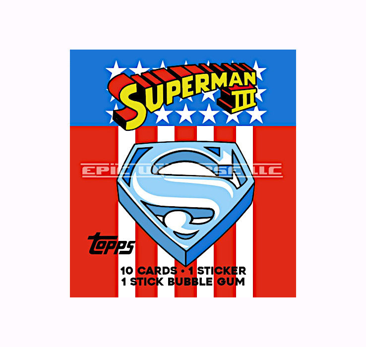 Thumbnail: Custom Made 1-Inch 1983 Superman III Trading Card Album Binder
