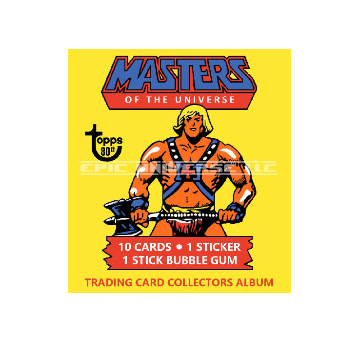 Thumbnail: Custom Made 1-Inch 1984 Masters of the Universe Trading Card Album Binder