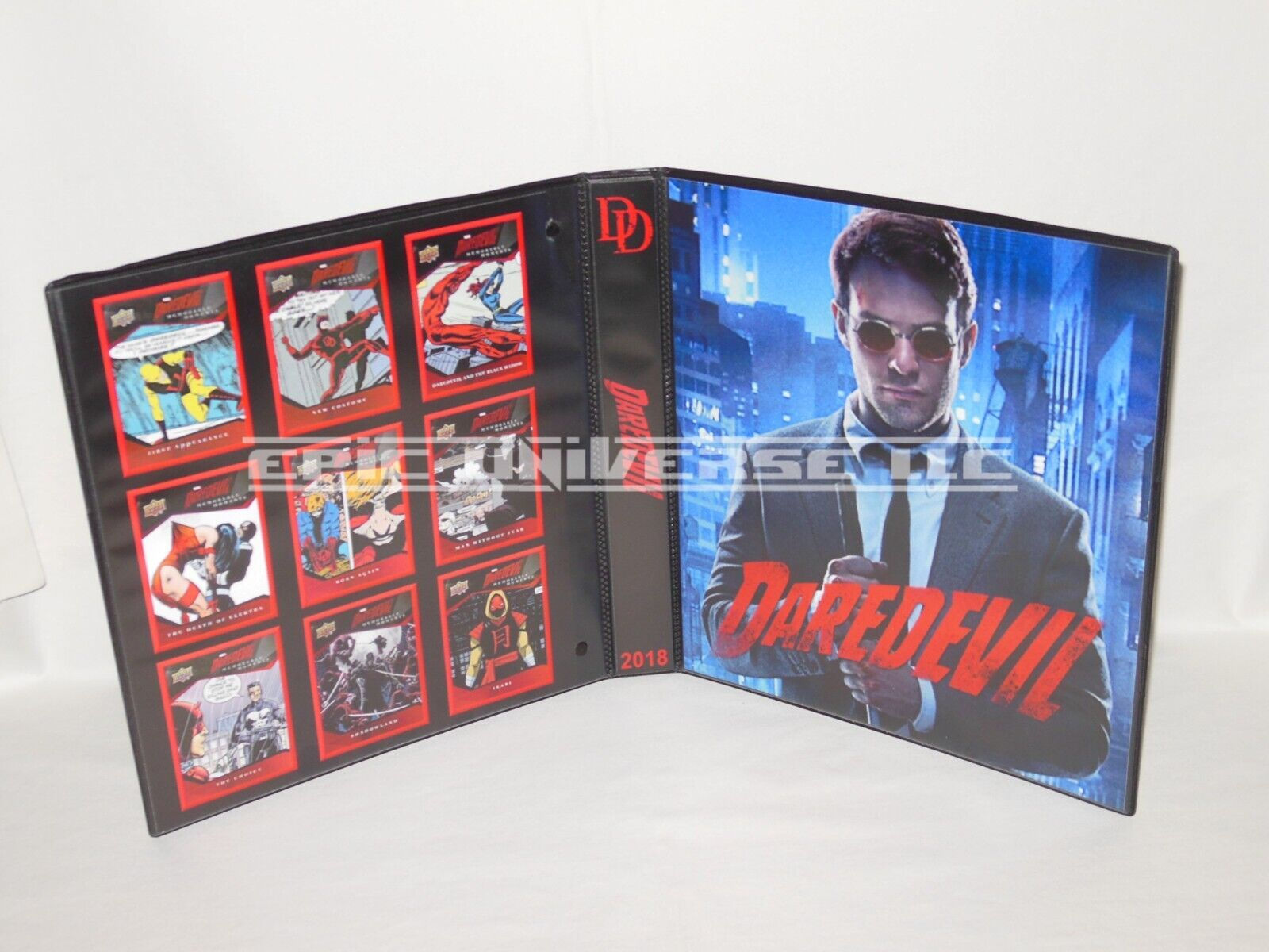 Custom Made 1-Inch 2018 Daredevil Trading Card Album Binder