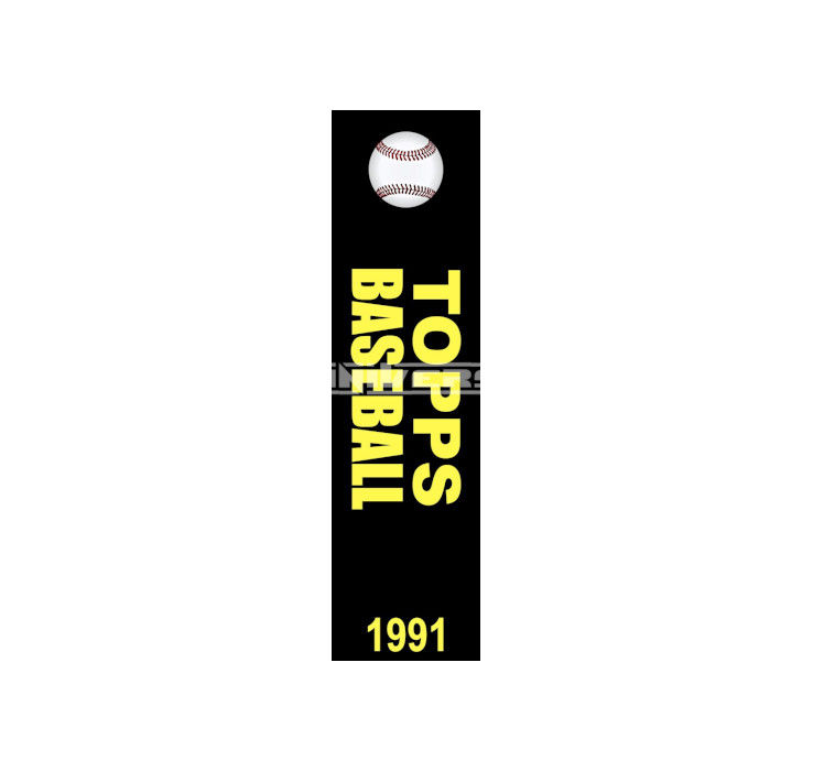 Thumbnail: Custom Made 2-Inch 1991 Topps Baseball Trading Card Album Binder